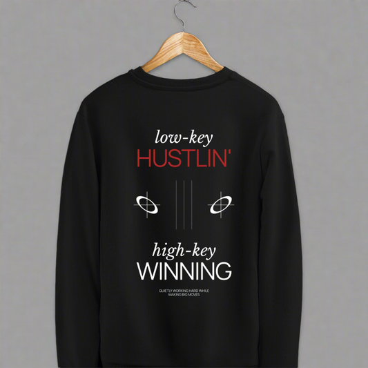 "Hustle & Win // Long Sleeve Tee"