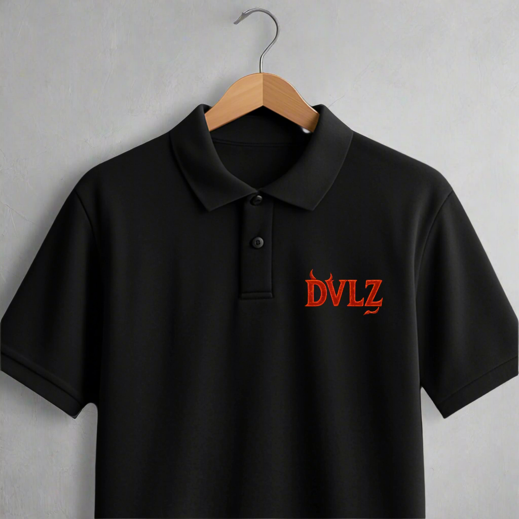 DVLZ Signature Black Polo