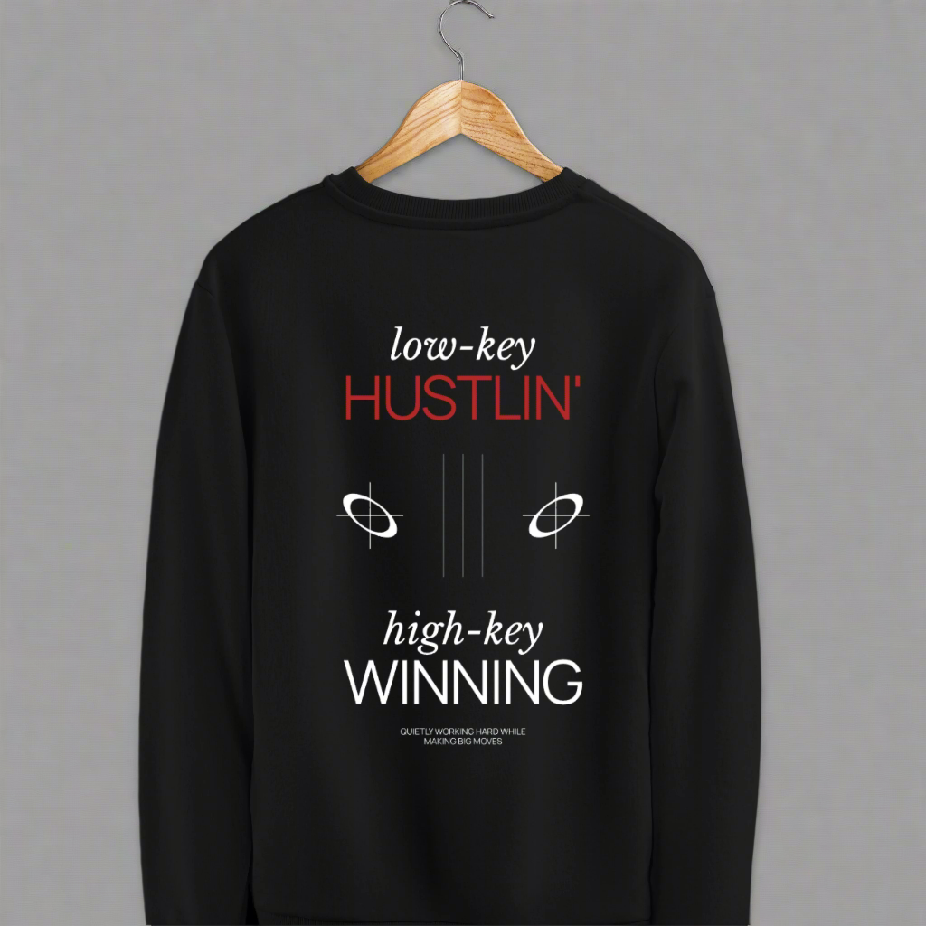 "Hustle & Win // Long Sleeve Tee"