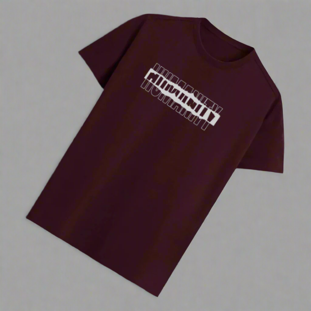 Humanity: The Real Flex // Supima Tee [Maroon]