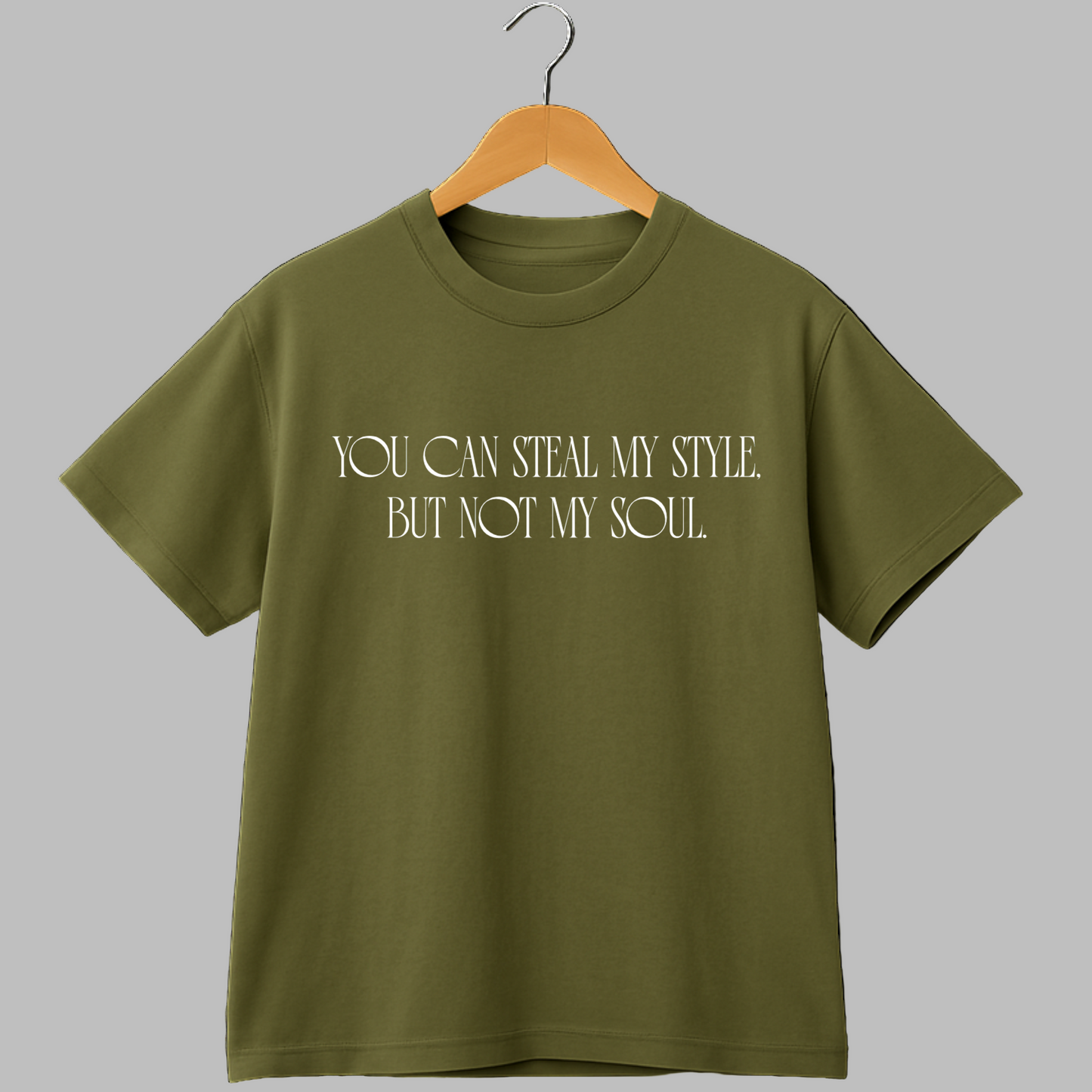 Soul Over Style // Oversized Classic Tee [olive green]